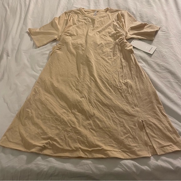 Lululemon cotton wrap front t-shirt dress size 10 new with tags - Picture 7 of 7